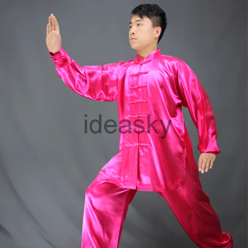 الصينية التقليدية شاو لين الكونغ فو Uniformes دي أرتيس Marciais الكونغ فو تاي تشي الملابس مجموعة تانغ تايجي الكونغ فو الدعاوى الرجال النساء #5