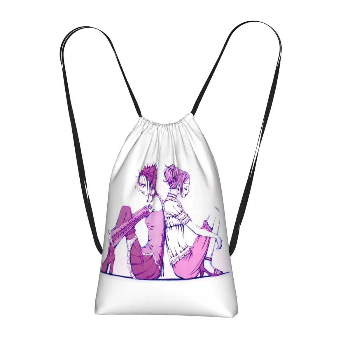 

Shoujo Manga Anime Nana Backpacks Portable Drawstring Bags Sports Bag Book Bags for Man Woman School