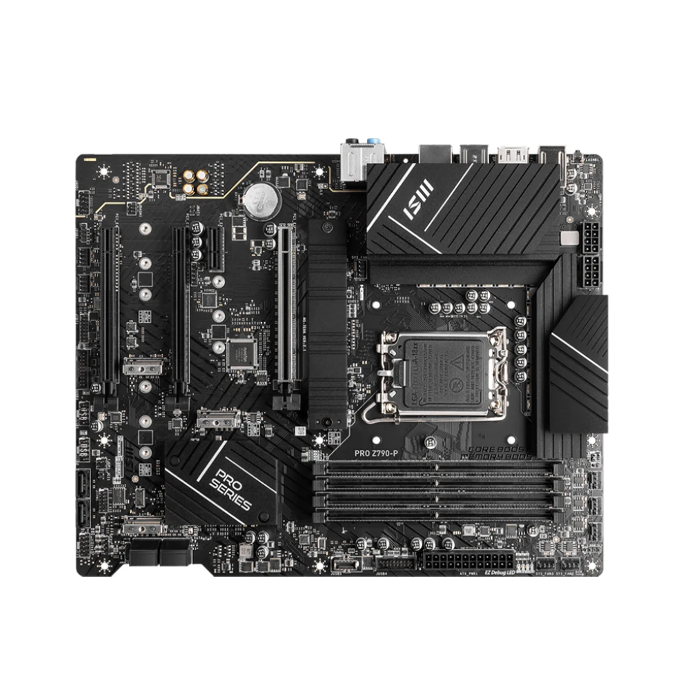 Imagem -02 - Msi-pro Z790-p Motherboard Suporte Lga 1700 I912900ks I7-12700 I5-12600k Cpu Chipconjunto Intel Z790 4xddr5 4xm.2 Pcie 5.0 Atx