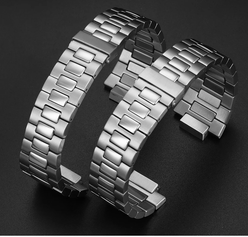 For Patek Philippe PP 316L Stainless Steel Watch Strap Nautilus men\'s 5711/1A010 series Bracelet 25*13MM convex mouth Watch band