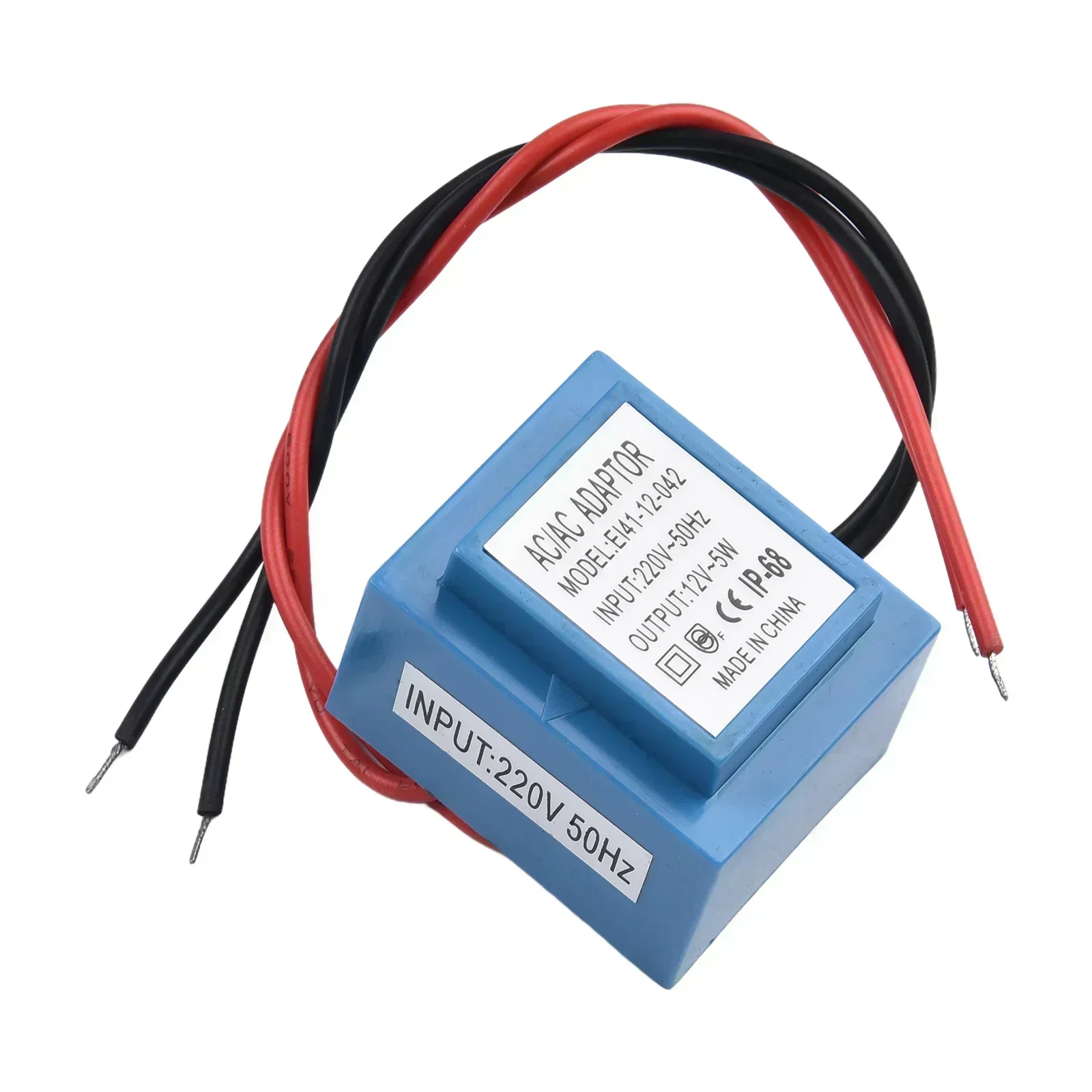 Transformer Black Plastic Lighting Transformer Waterproof Transformer AC12V 24V Transformer LED5W-60W Lighting