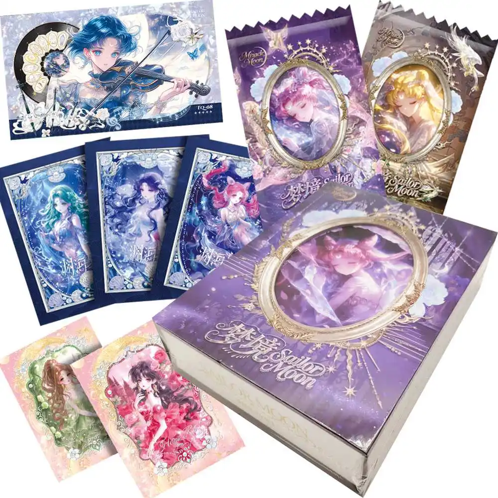 

Classic Anime Sailor Moon Collection Cards for Fans Chinese Style Design 24 Solar Terms Series Exquisite Character Cards Gifts