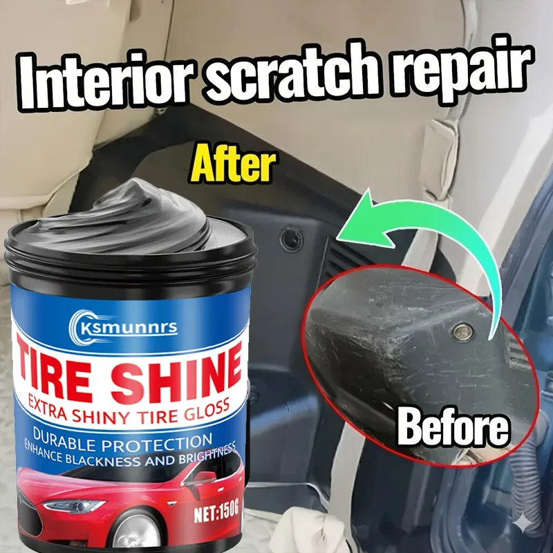 

Набор воска для ремонта пластикового салона автомобиля — многоэффективное нанокристаллическое покрытие для восстановления черного блеска для устранения пожелтения