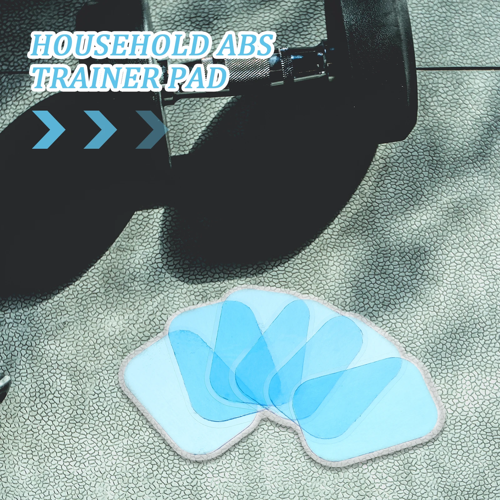 

50pcs Water Gel Ab Stimulator Professional Abs Trainer Replacement Belt Patch Household Fitness Equipment Transparent for Ab
