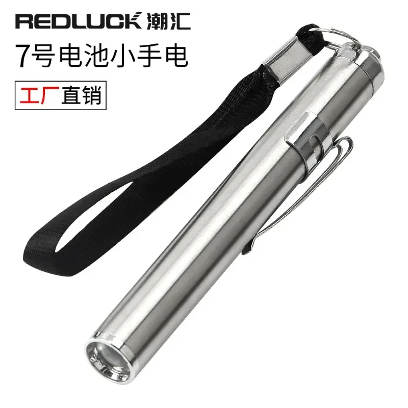 Stainless Steel White Light, Pet Incubation Observation Night Travel Light Source, Easy to Carry, Replaceable Battery