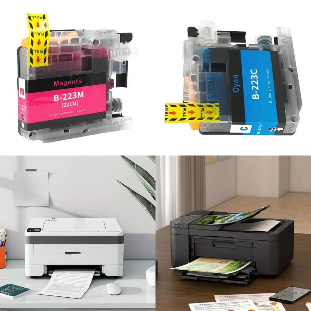 652F XL Capacity Printer Cartridge For LC223 LC221 Models Vibranted Color Output Long Use for DCP-J152W J4620DW