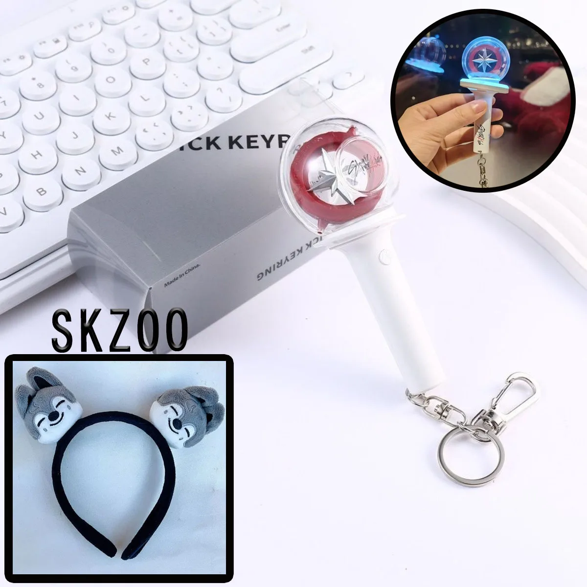 2026-skzoo-k-pop-accessoires-de-concert-mini-baton-de-soutien-premiere-et-deuxieme-generation-porte-cles-pendentif-lumineux-ensemble-de-bandeaux
