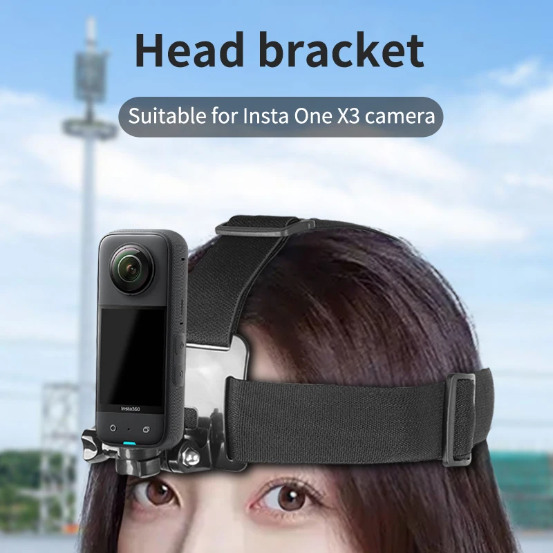 

Head Strap for Insta360 X4 X3 / ONE X2 Accessories Head Belt Strap Mount Adjustable for Insta 360 ONE X 2