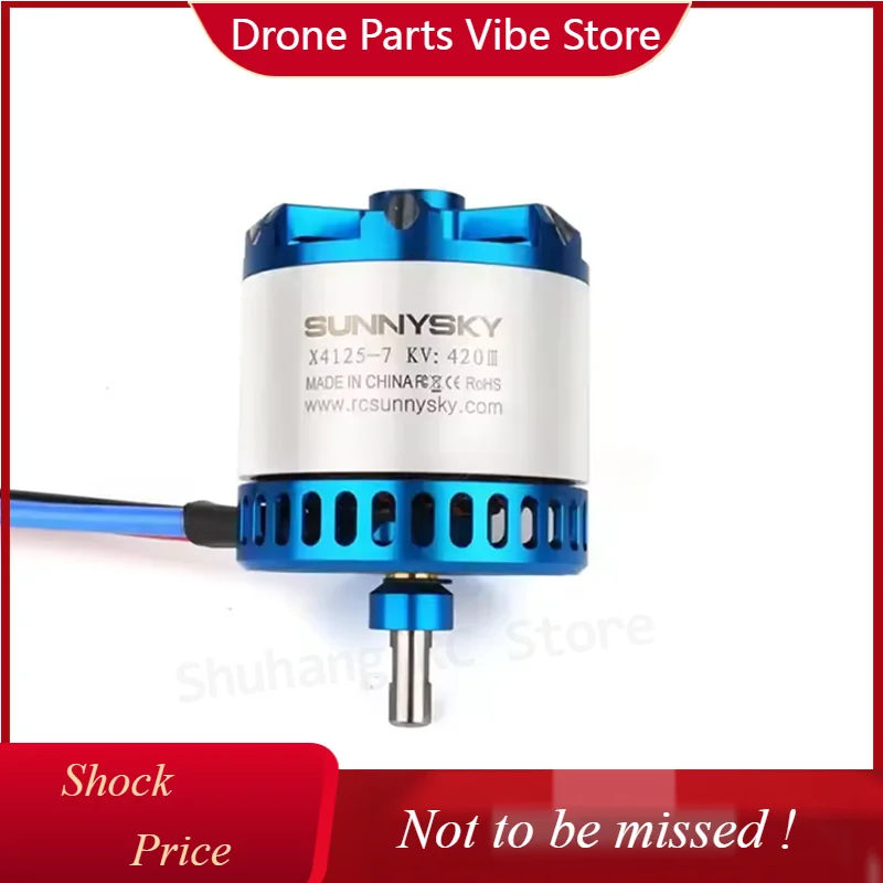 

DPSunnySky X Series V3 X4125 KV210/KV420/KV440/KV480/KV515/KV610 Brushless Motors For 70E 3D 3A Racing Drone Fixed Wing