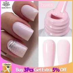 BORN PRETTY Nail Gel Polish 10ml Varnis Semi Permanent Pink Nude Color Gel Need Base Gel Top Coat Soak Off Nail Art UV LED Gel