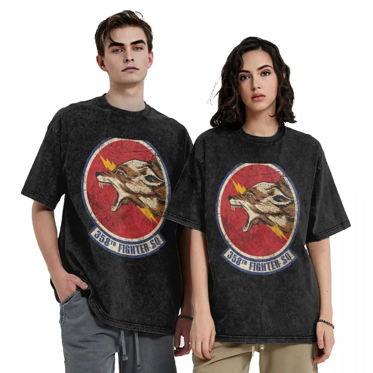 

358th Fighter Squadron T-Shirt Anime t-shirt blanks baggy shirts summer shirt mens shirts graphic tee