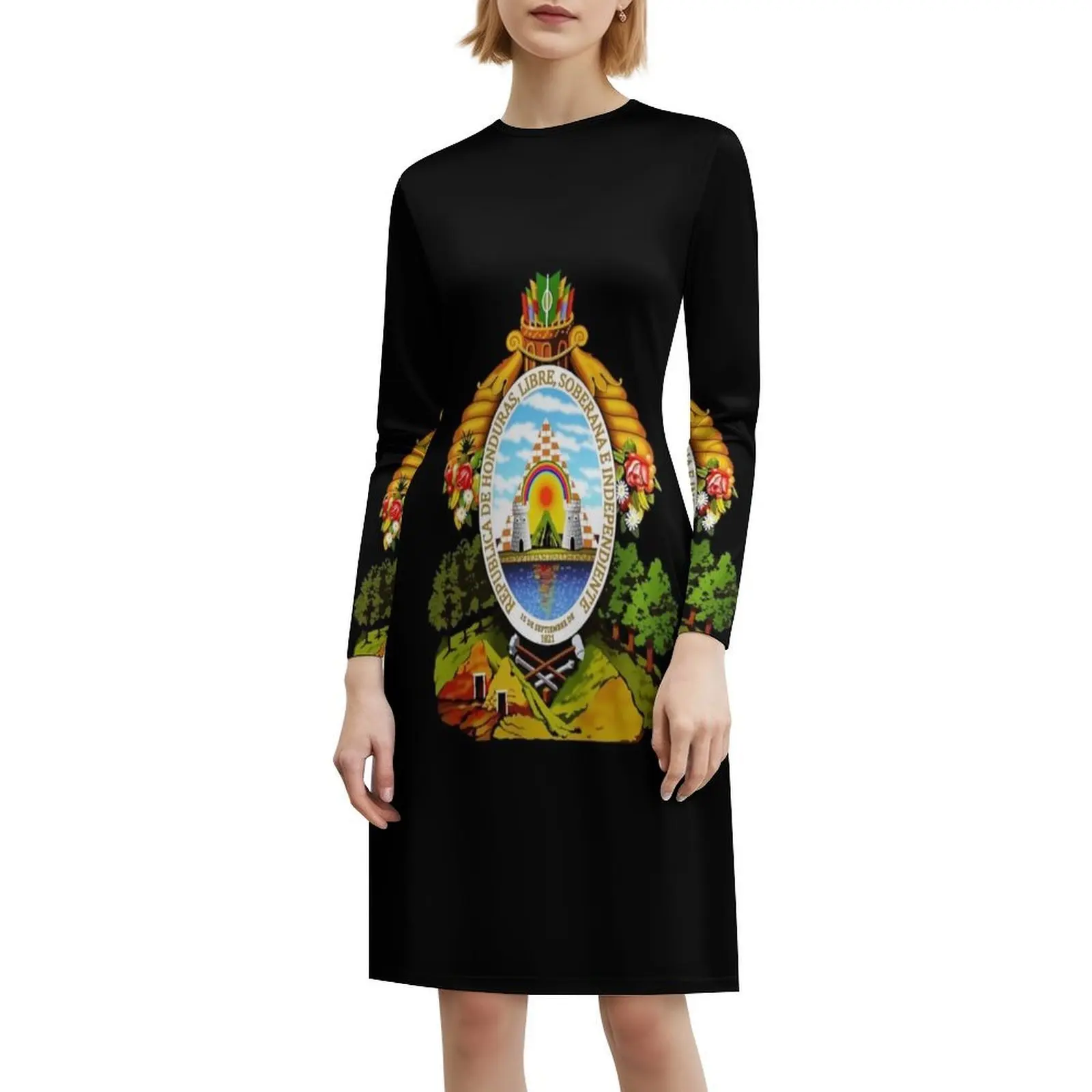 معطف من الأسلحة من هندوراس فستان بوهيمي عتيق بأكمام منتفخة أو خيارات بدون أكمام للنساء فستان هندوراس تنس هندوراس #6