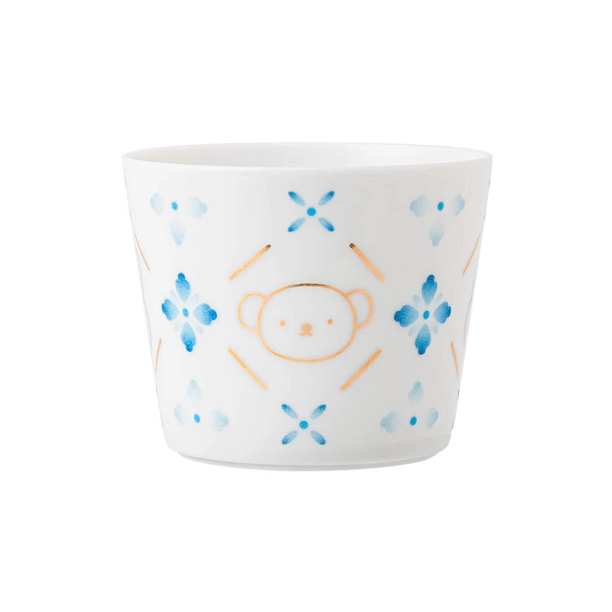 Miffy Sake Cup, Flower Window Friends, Jingdezhen Porcelain Tea Tumbler, Short Ceramic Cup,Guinomi Tasting Cup, Tea Lover Gift