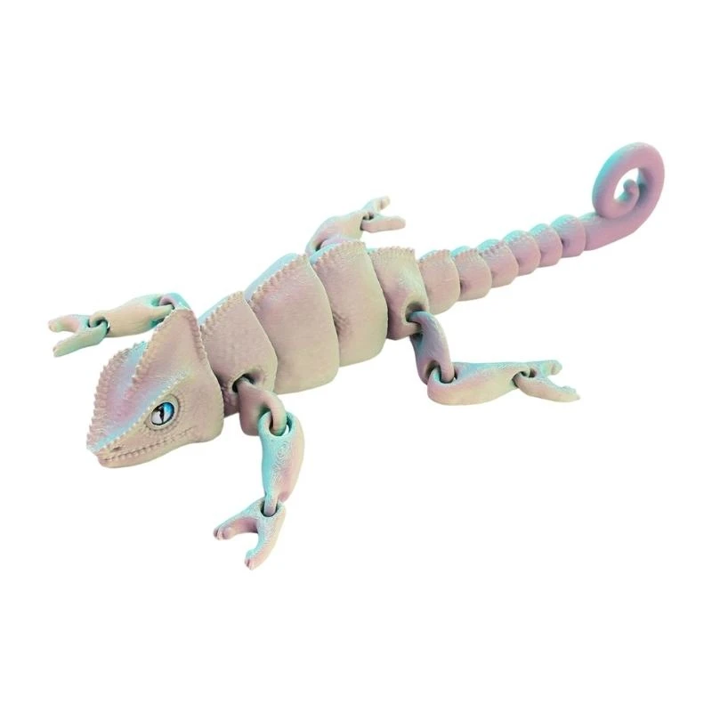 Lichtgevoelig reptielstandbeeld Flexibel ontwerp Polymeer kunststof Artistiek thuiskantoor Stressspeelgoed 15UB