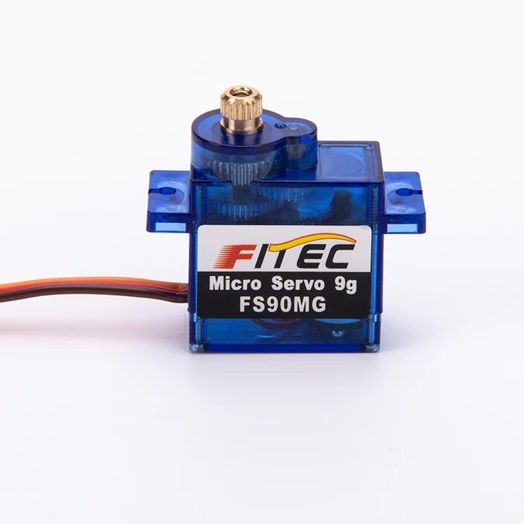 10PCS FS90MG 6V 1.8kg PWM Metal Gear Digital Gear Servo For Smart Robot Car Toy Stem Education Robot Kits Micro:bits Primary Sch