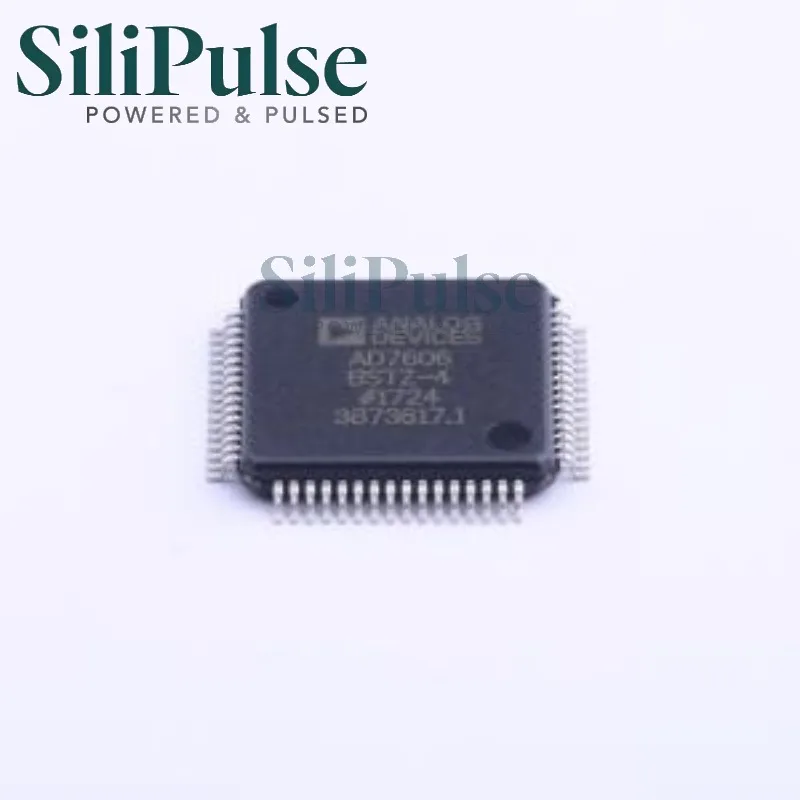 (1pcs) AD7606BSTZ-4RL LQFP-64(10x10) 100% Original In Stock DAS -ADC-16-b-200k-DSP-MICROWIRE™- -QSPI™- -SPI™-64-LQFP 10x10