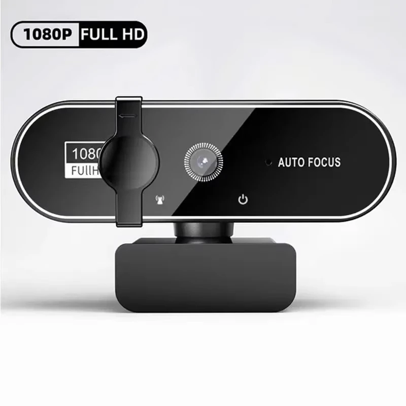 ●Webcam Video Camera Autofocus Streaming Web Cam with Microphone Full HD Webcams for PC Computer Laptop 1080P