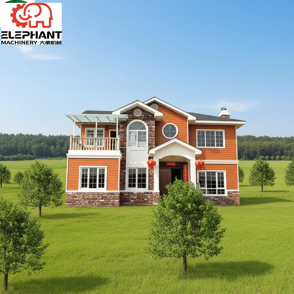 Light Steel Modern Villa Design Custom High Quality Prefabricated Luxury Apartment Building Bathroom 2 Storey 3 Bedrooms Price