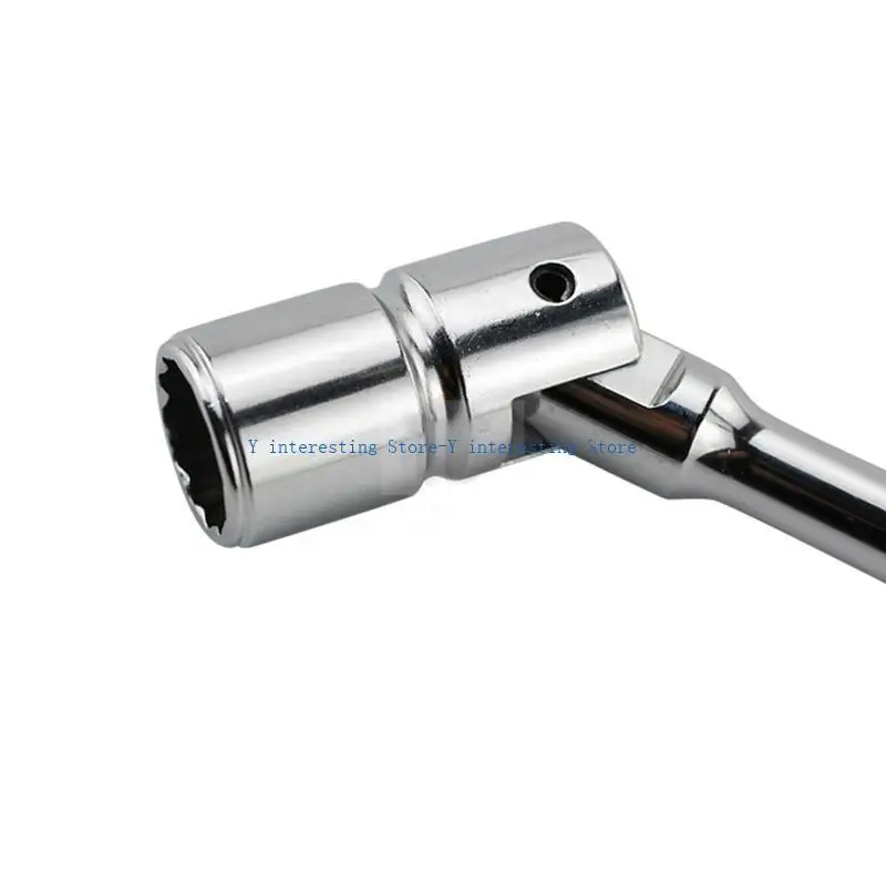 

896A Compact Scaffold Spanner 7/16 for Head Carbon Steel 180° Rotatable Socket Spanner Scaffold Removal Tool Portable
