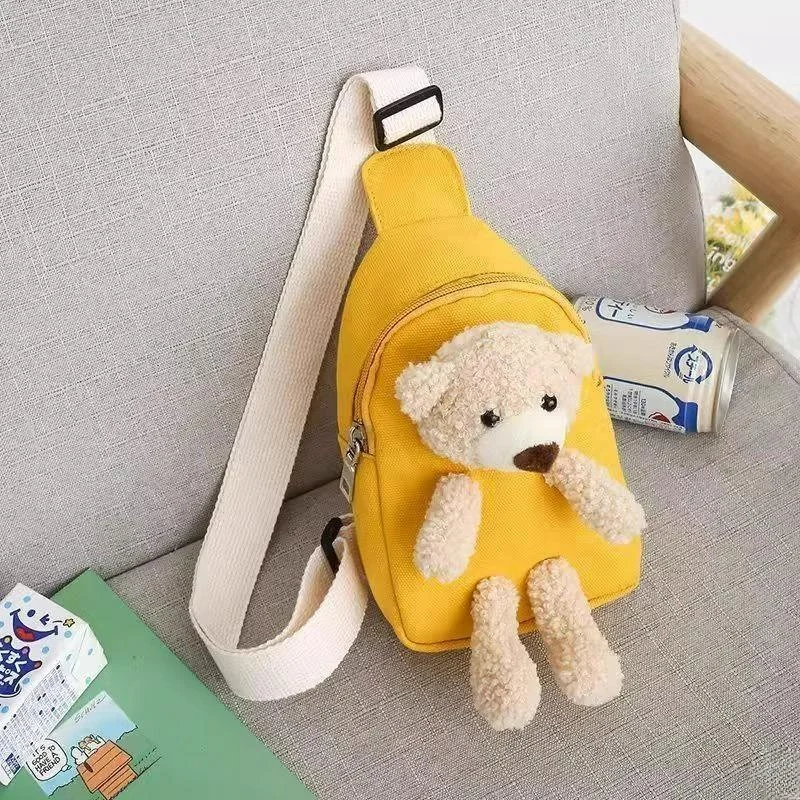 かわいいファッショナブルな子供用クロスボディバッグ男の子女の子旅行バックパックカジュアルソフトキャンバスショルダーバッグ内部ポケット付き8インチのラップトップ用