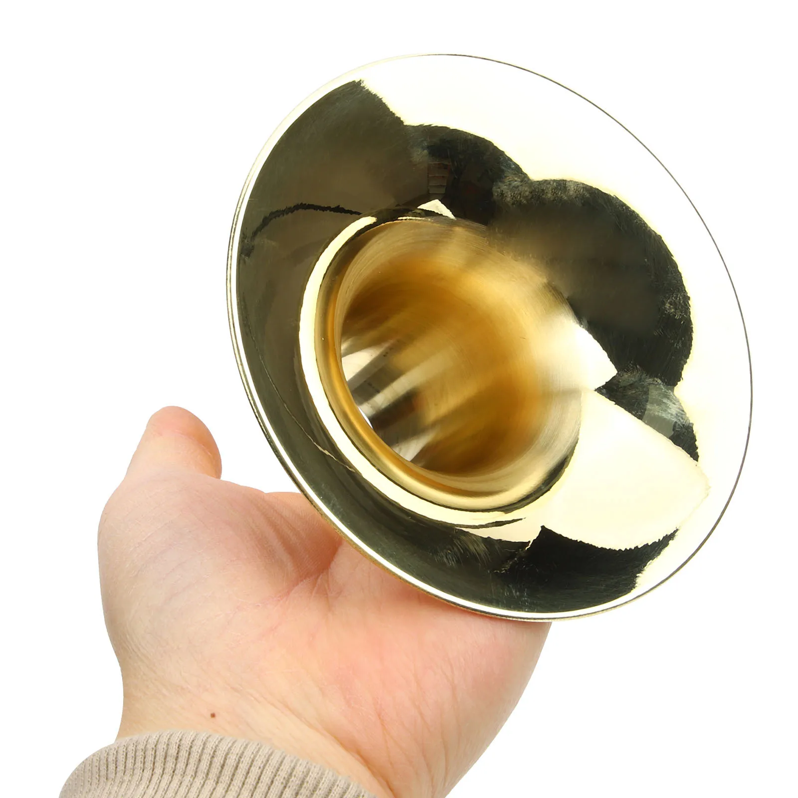 

Suona Bowl Thickened Brass Horn Accessory Professional Instrument Replacement Part Simple Installation Suona Horn Supply