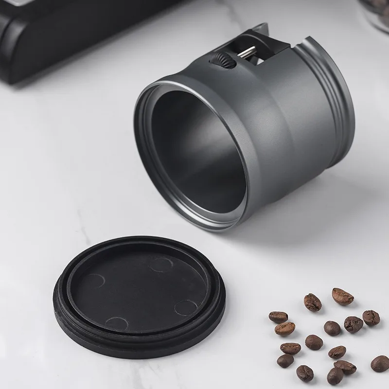 Coffee powder pressing handle base Aluminum alloy hand-free removable base Universal