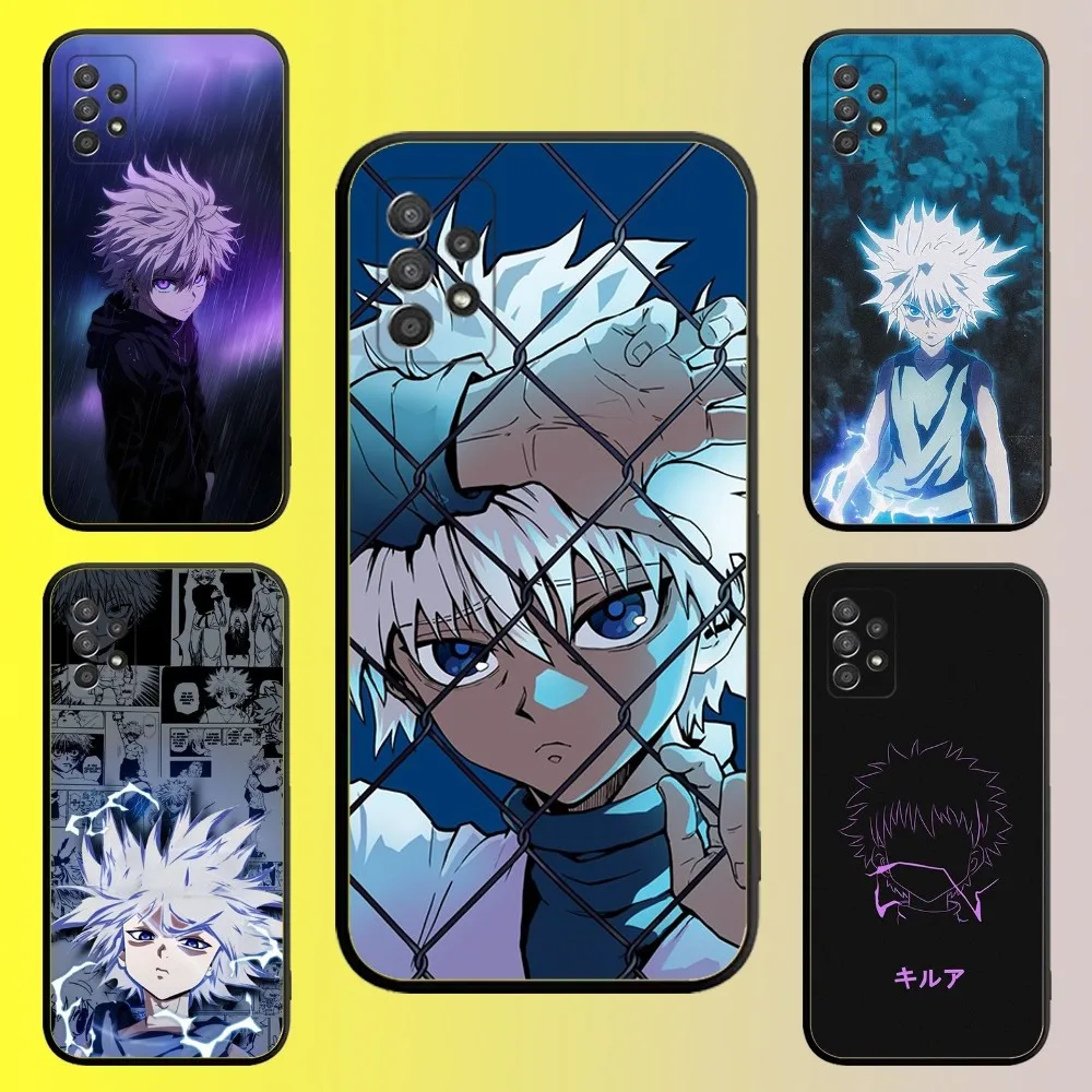 

K-Killua Z-Zoldyck Phone Case For Samsung Galaxy A13,A21s,A22,A31,A32,A52,A53,A71,A80,A91 Soft Black Shell
