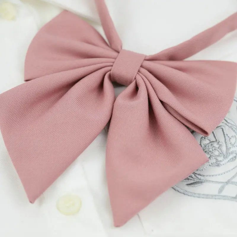 JK Uniform College Style Solid Color Female Student Bow Tie School Uniform Japanese Sailor Suit Bow Akabane