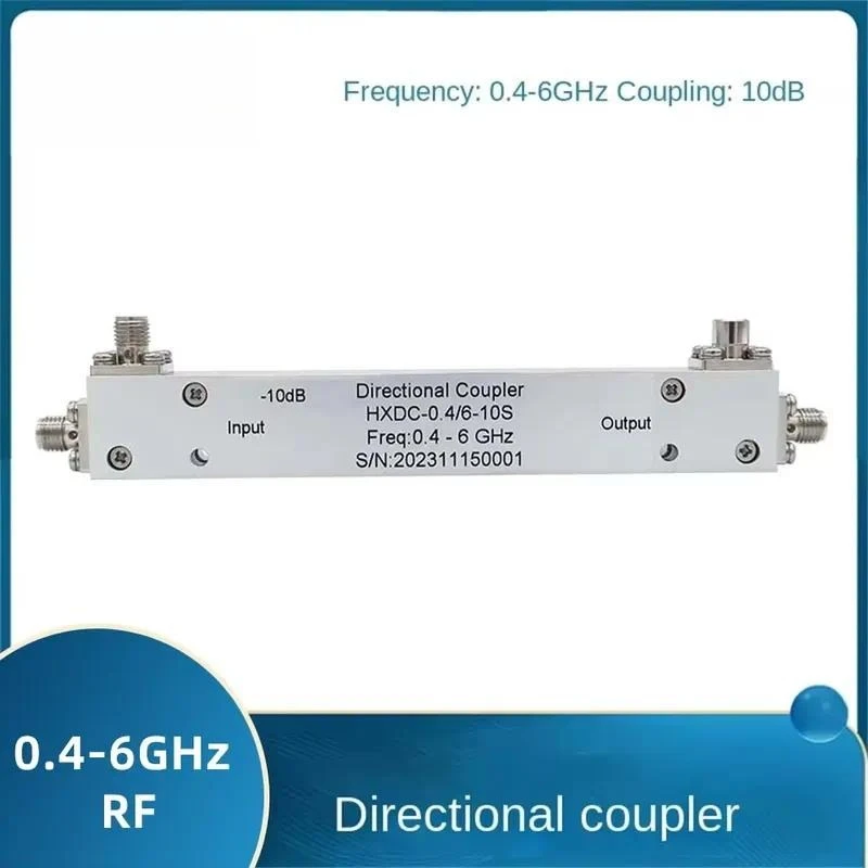 2026 New, High Quality, SMA-F 10dB Directional Coupler 0.4-6GHz High Directivity Microwave Broadband with Customizable