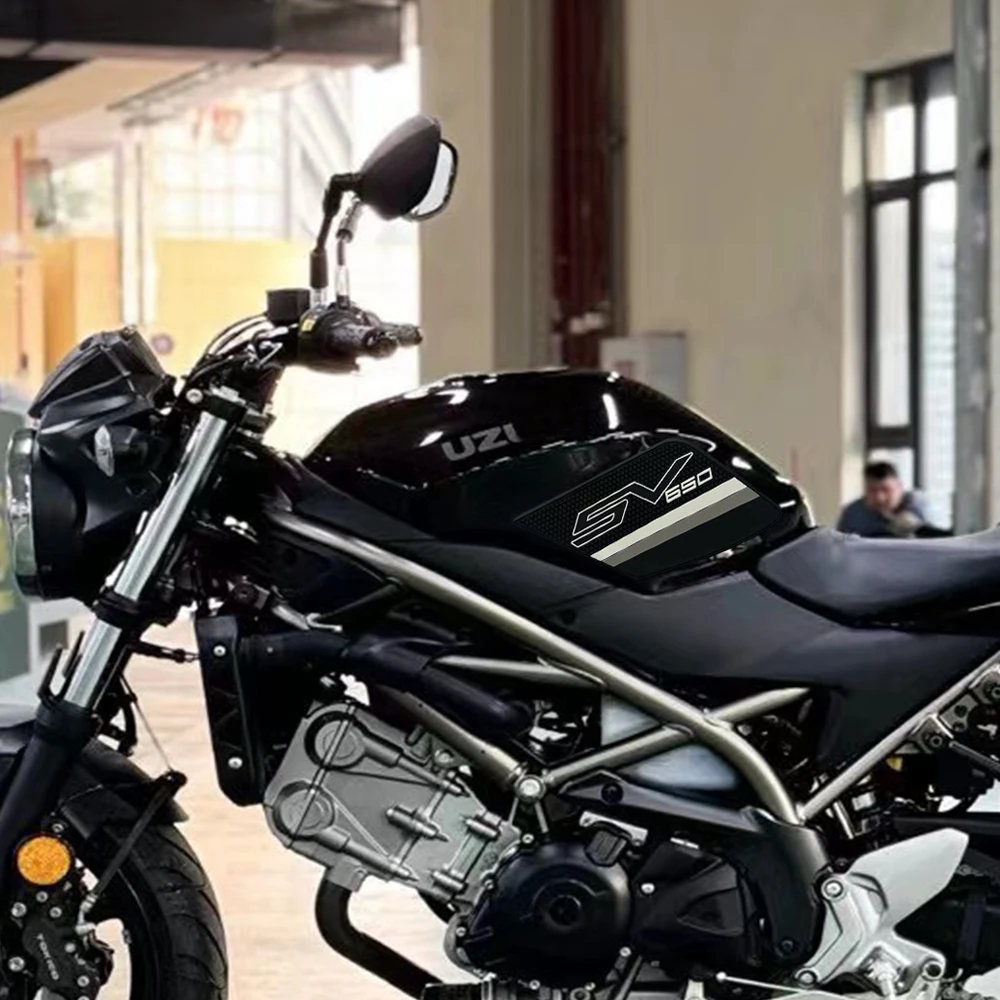 

Новые 3D резиновые накладки на бак мотоцикла, накладки на бак, боковые накладки на бак, противоскользящие накладки на колени, наклейки для Suzuki SV650 SV650X