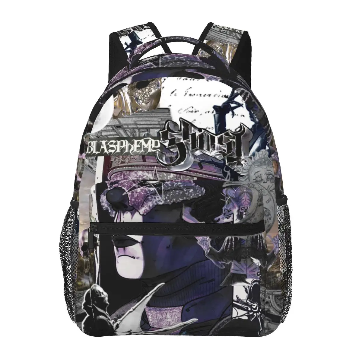 2025 New Skeleta Album Ghost Band Student Backpack School Bag Hiking Travel Daypack for Men Women Fashion Bookbag Shoulder Bags