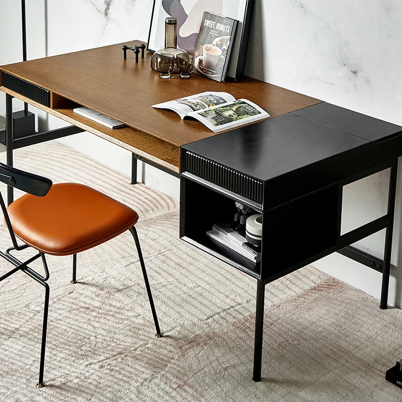 

Italian Minimalist Study Office Desk Students Home Luxury Modern Simple Design Desk Workbench Table Mesa Office Furniture Club