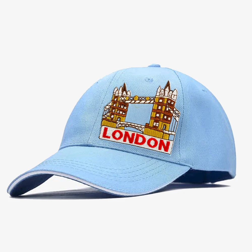 England London Bridge USA Souaw Valley Cable Car Embroidery Patch Clothing Backpack Hat Hole Repair Decoration Armband Back Glue