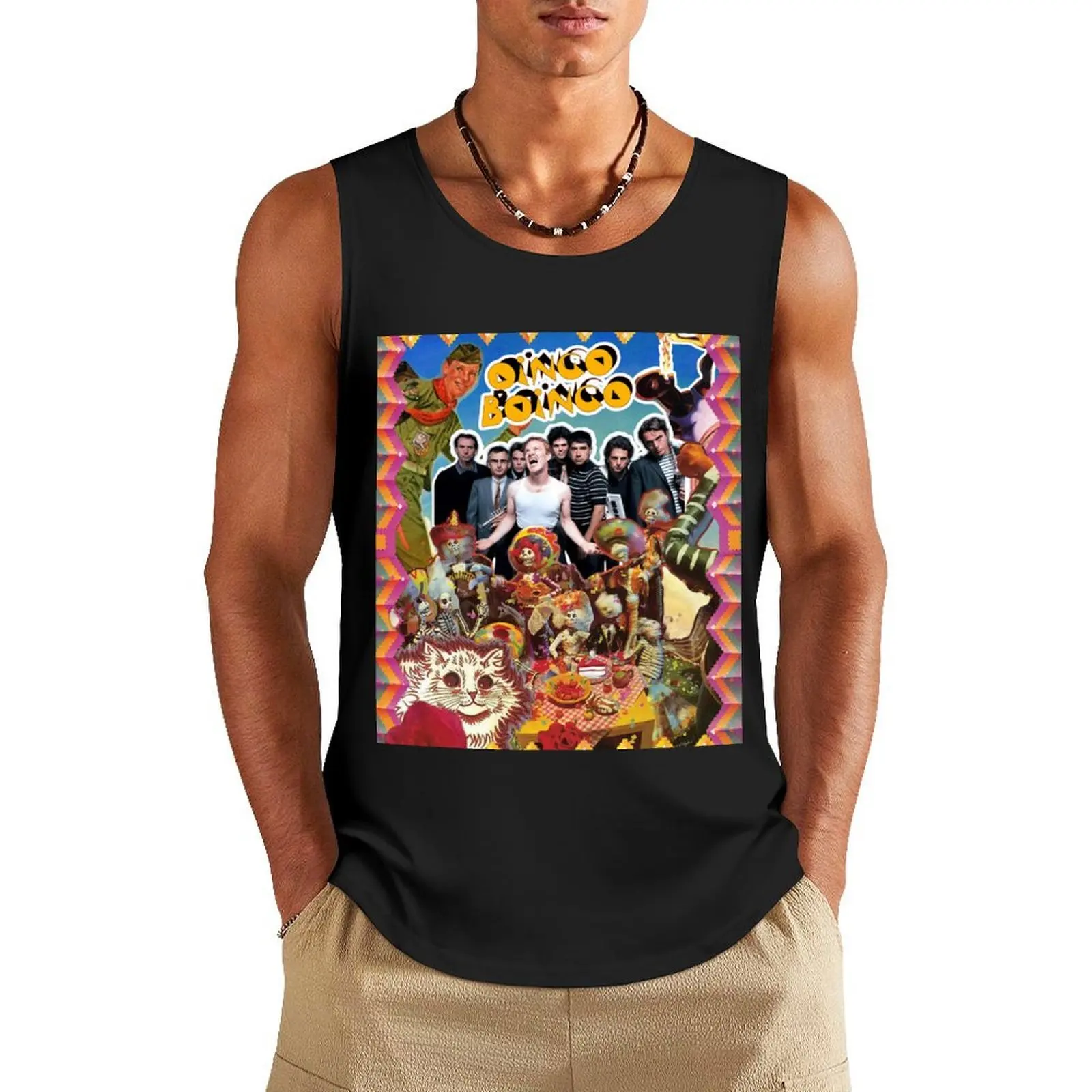 

Oingo Boingo Tank Top sports t-shirts for men Men sleeveless tee Men's clothes