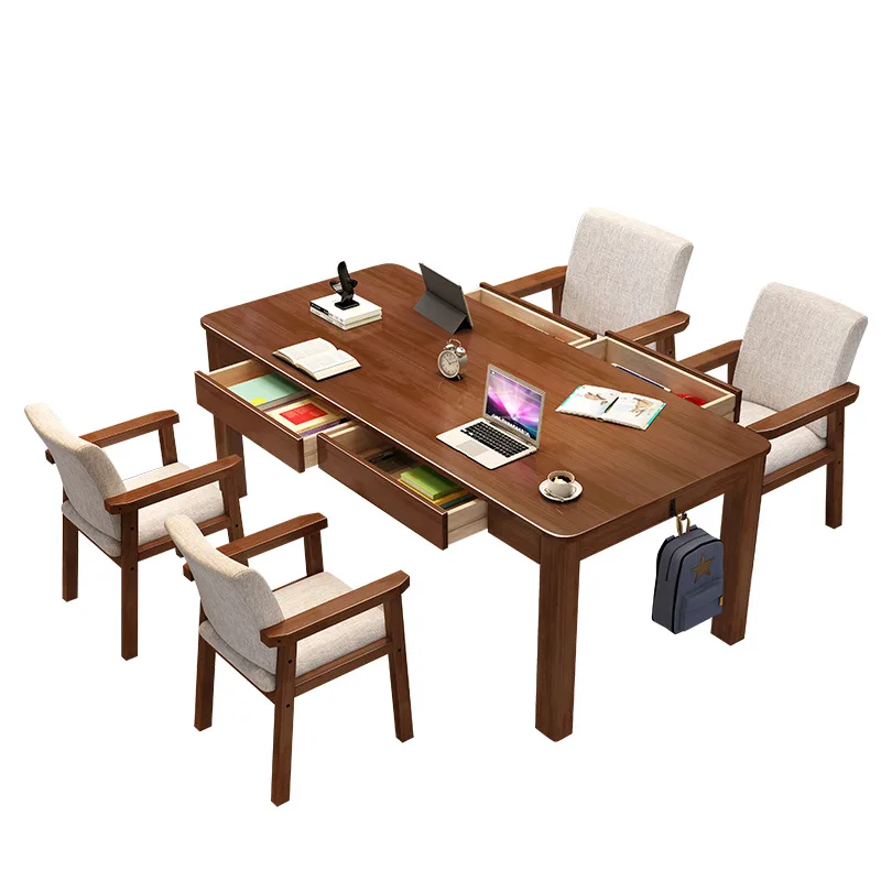 

Стол из массива дерева, двойной современный простой стол для бытовой гостиной, скандинавская полоса