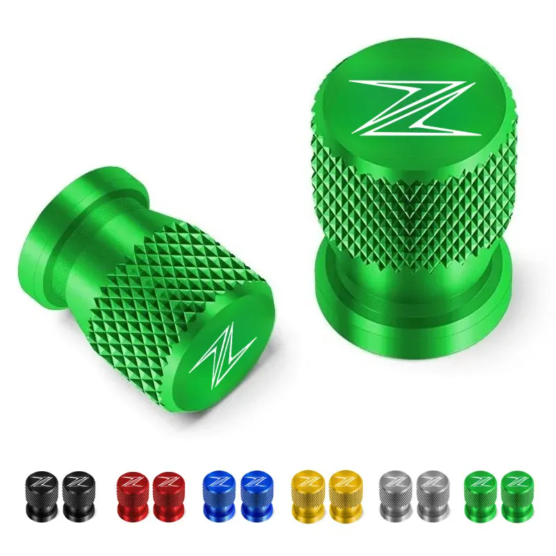 

2PCS Motorcycle Wheel Tire Valve Cover Cap Plug CNC Accessories For KAWASAKI New Z400 Z900 Z1000 Z800 Z750 Z300 Z650