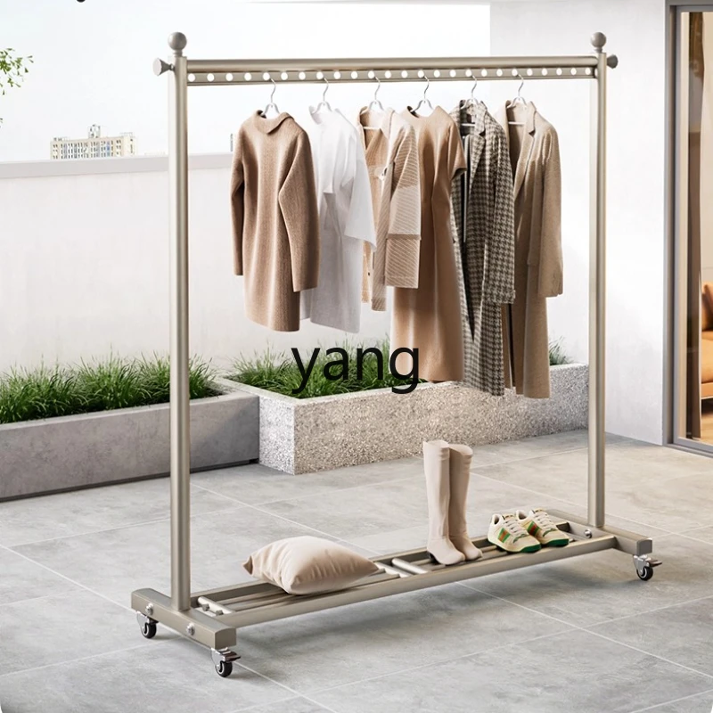 

LMM Movable Clothes Drying Rod Household Multifunctional Hanging Clothes Floor-standing