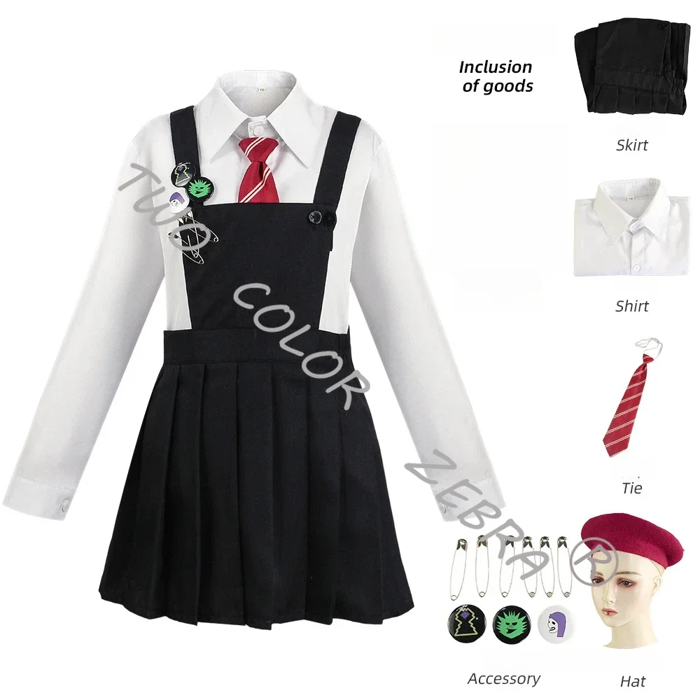 Matilda Cosplay Costume Movie Girls School Uniform Coat Skirt Roald Dahl's Matilda The Musical Halloween Cosplay Outfit for Kids - Image 3
