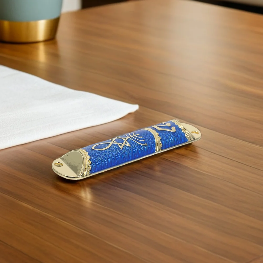 

3 set Mezuzah Case Door Decor Traditional Zinc Alloy Jewish Wall Art For Home Blessing Hanukkah Judaica Ornament