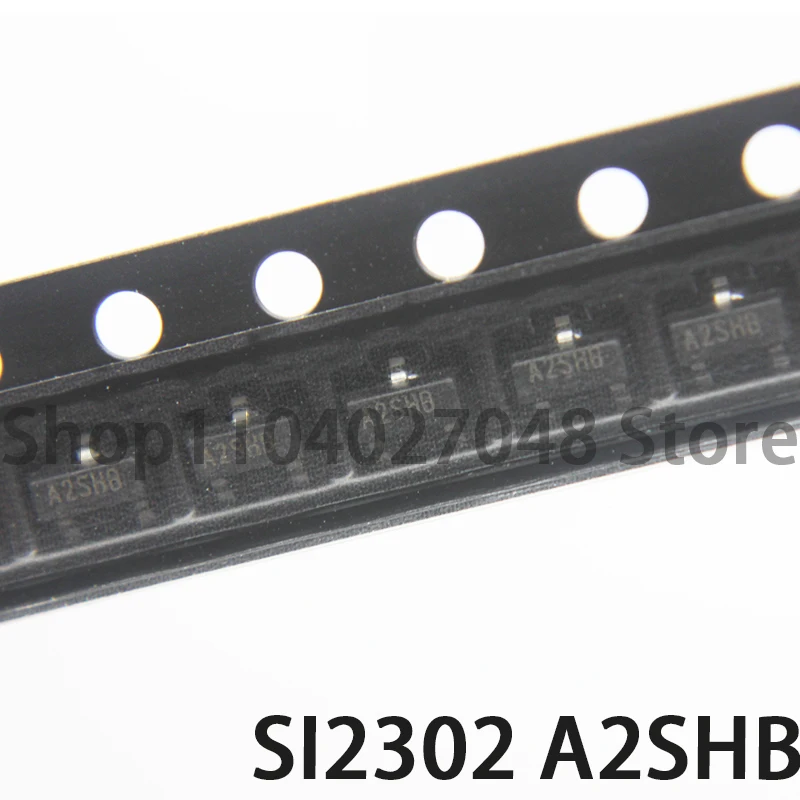 20PCS Brand new SI2302 A2SHB silk screen N-channel field effect MOS tube SOT23