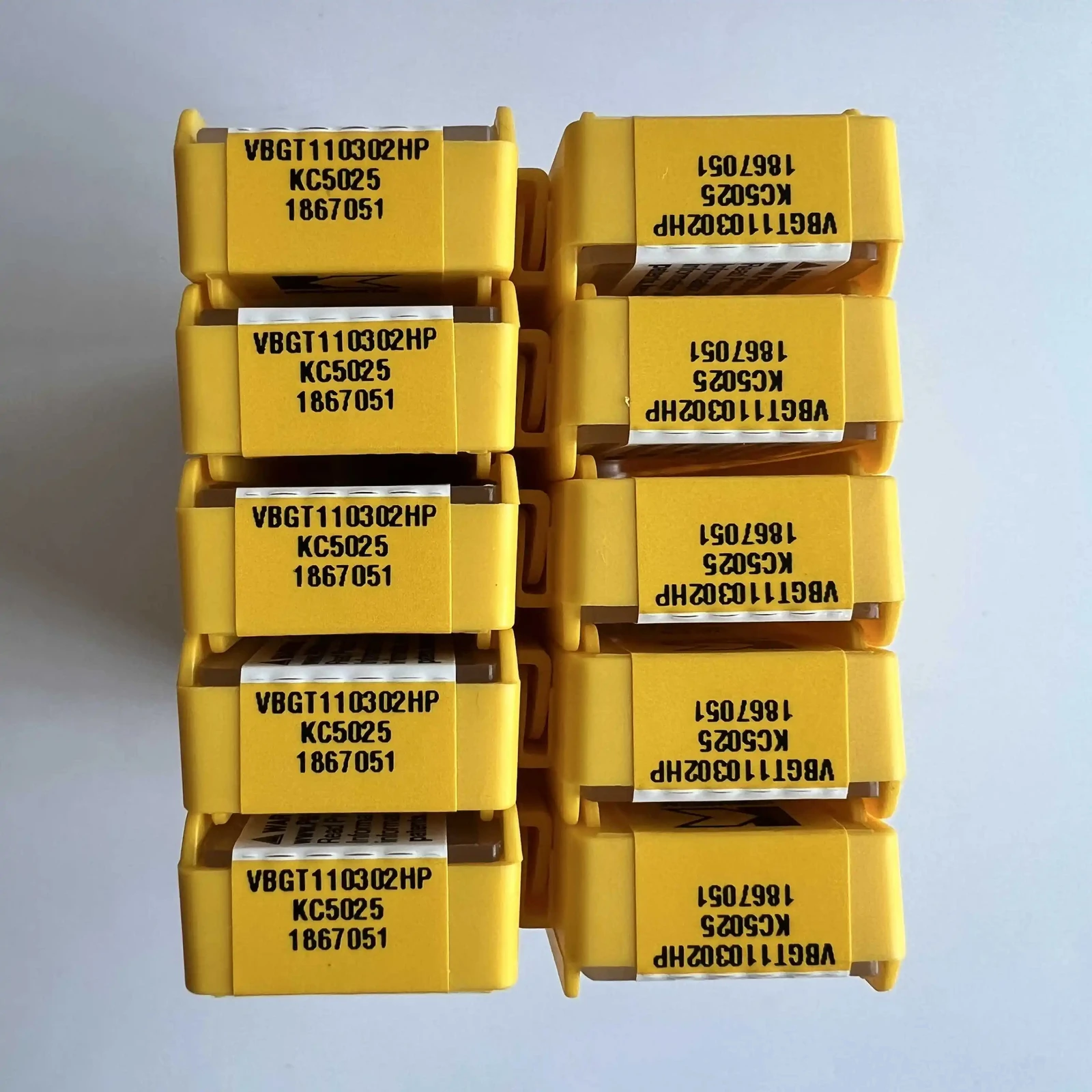 

VBGT110302HP KC5025 / Original carbide blade 10 Pcs