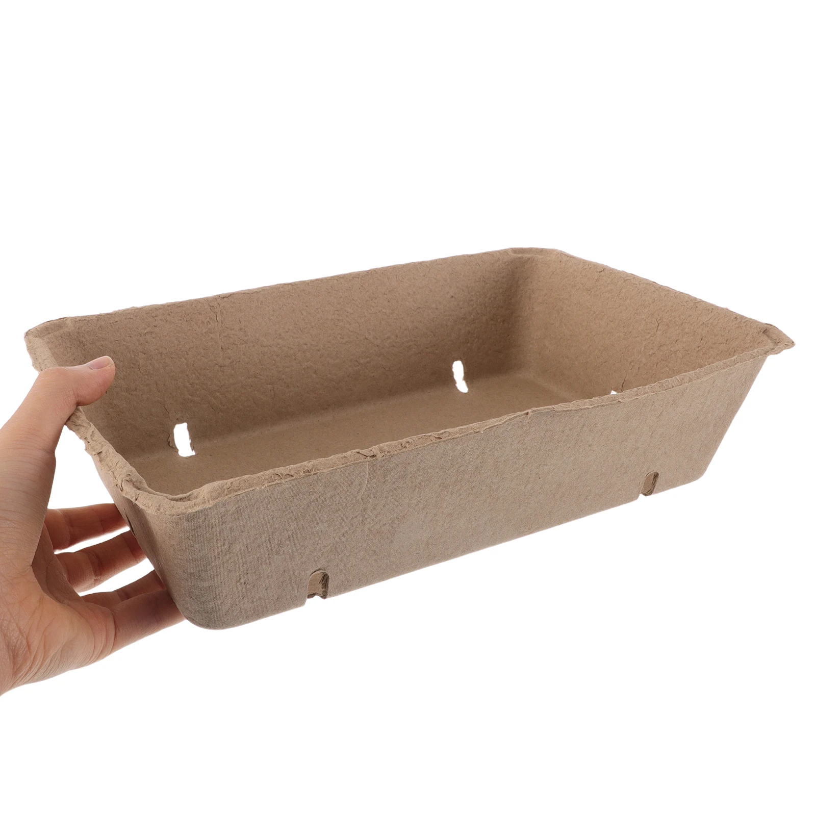 

Fruit and Vegetable Tray Berries Raspberry Container Bulk Beige Pulp Produce Baskets Farmers Market