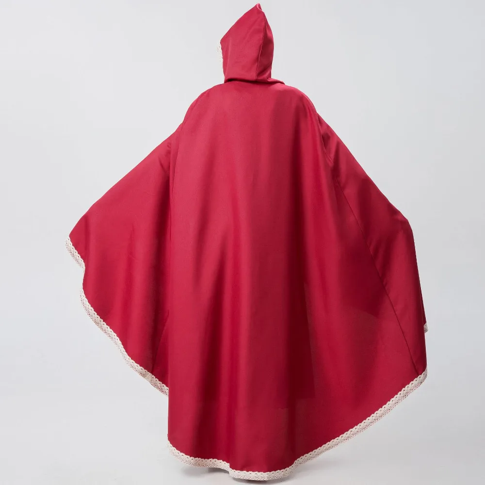 

Adult Little Red Riding Hood Costume Cosplay Cloak Cape for Women