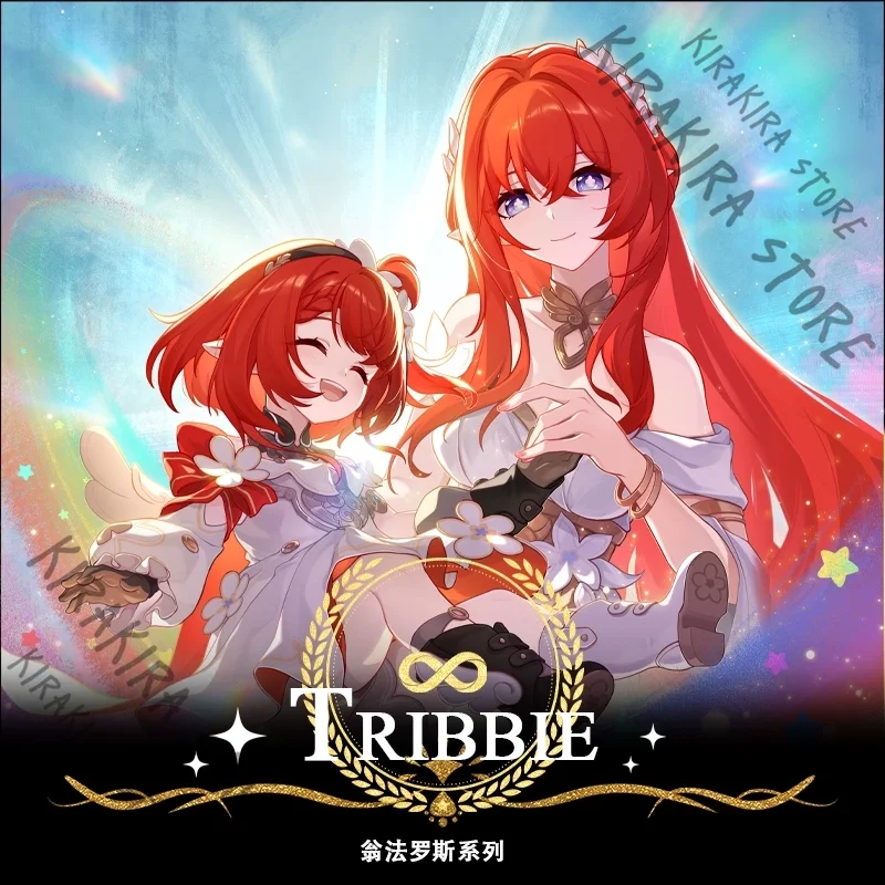Honkai: Star Rail Tribbie Reverse Silver Card Postcard Coloured Paper Emblem Shikishi double Flash Badge Breastpin Ornaments