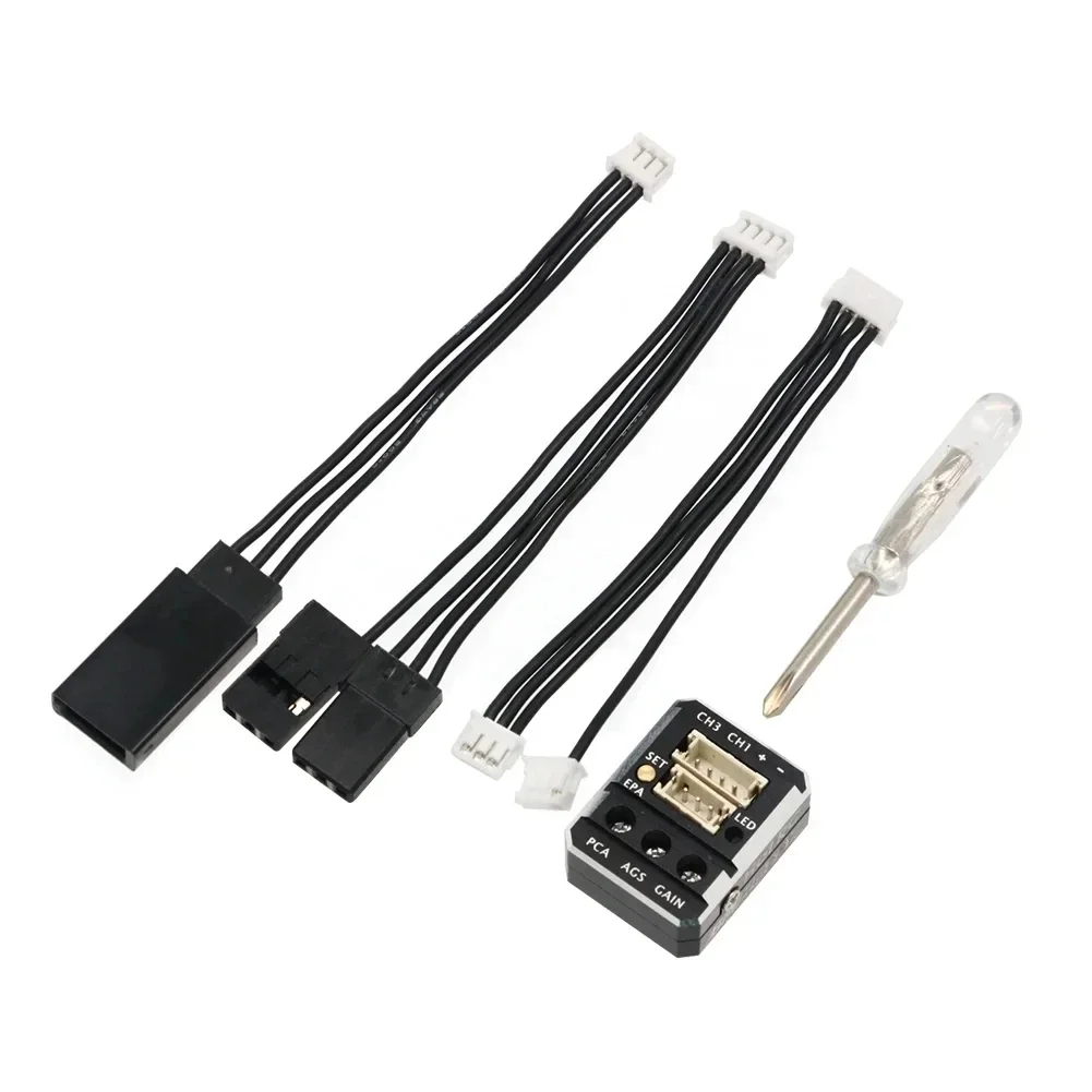 HotRC F11 カージャイロ ミニメタルジャイロスコープ PWM 3.5-9V Jst1.5 RCオンロードモデル ドリフトレーシング ラリーボート ラジコンカー用