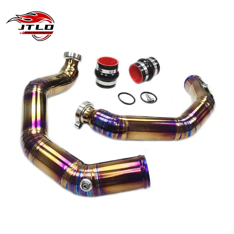 JTLD Titanium Alloy Front Mount Intake For S55 Engine F80 F8X M2 M3 M4 Charge Pipe