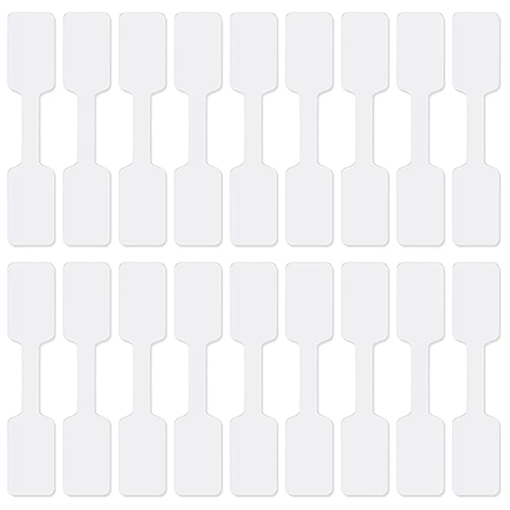 

100 Writable Labels Set Self Adhesive Nylon Cord Tags for Office School Organizer Convenient Cable Labels Reliable Reusable