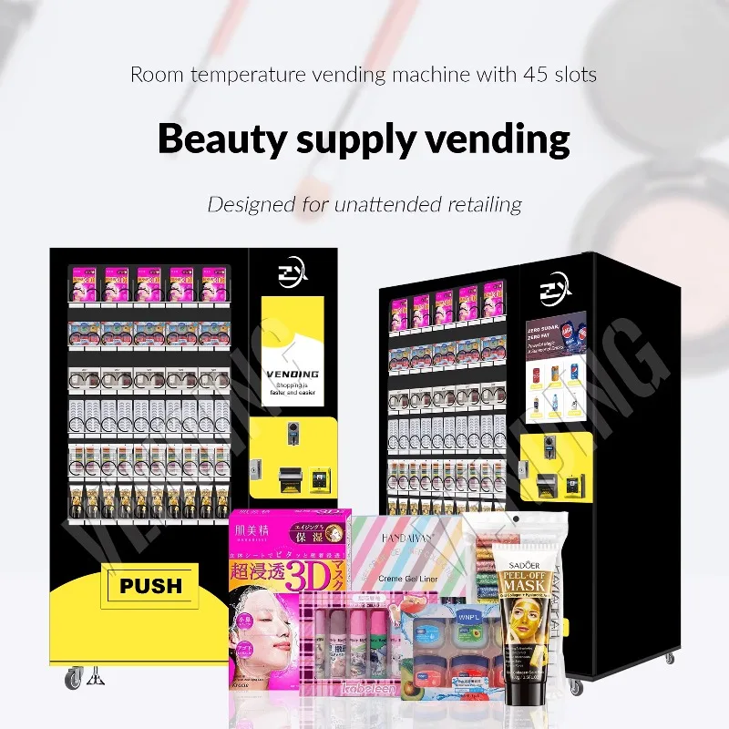 Cheap Price Fully Automatic Eyelash Vending Machines for Sale Girls False small vending machine for foods and drinks with card