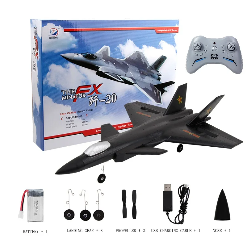 4 Kanaals Hoge Niveau FX930 Epp Schuim Afstandsbediening 2.4G Glider Vaste Vleugel Model Rc Vliegtuigen J20 Veyron Fighter R/C Vliegtuigen Drone