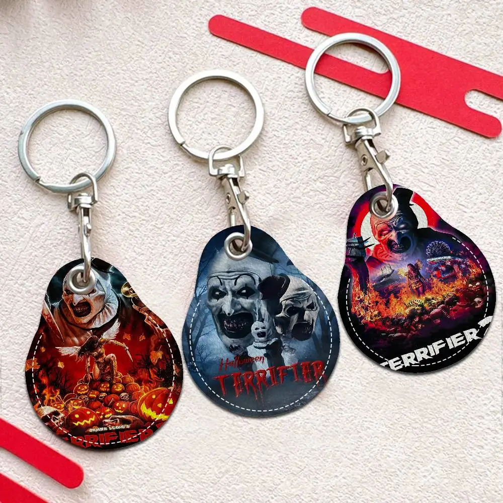 Terrifier 321 Collection Classic Horror Movie Film Access Card Holder Protective Cover Card Case Loss Tracking Device Case